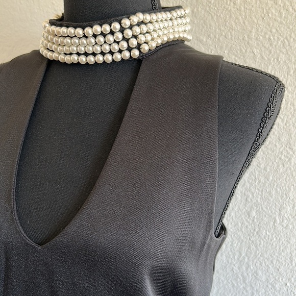 Lulus Hugs and Kisses Black Pearl Dress Size XL - Picture 8 of 14